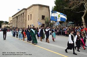 085- Rhodes- Defile Dodecanese grec